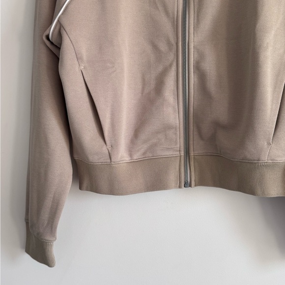 NWT Spanx Tan Zip-Up Track Jacket - Picture 13 of 15